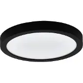 Eglo 75637 IDUN 2 LED encastré/apparent 15W Ø300mm Noir Blanc Neutre