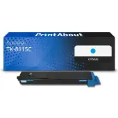 PrintAbout Toner compatible pour Kyocera TK-8115C - Cyan