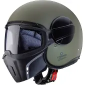 Caberg Ghost X, casque modulaire ,Mat-Vert Foncé ,L