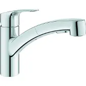 GROHE Einhandmischer Spültisch Eurosmart flacher AL herausziehb Dual Brause chrom