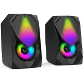Omega speakers Varr Flash 2.0 VGSFB, noir, Haut-parleur PC, Noir