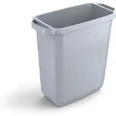 Durable Conteneur à déchets DURABIN 60L rectangle, Gris, 1800496050