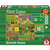 Sonstige Verlage SCHMIDT Puzzle disque flash vert 1000 pièces