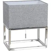 Näve Alfa lampe de table E27 30x19cm gris
