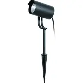 MEGATRON , lampe de jardin MT70803, anthracite, avec pic