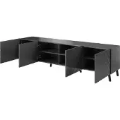 Cama Armoire TV ABETO 200x42x52 graphite/brillant