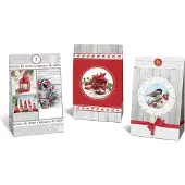 Ursus Kit de calendrier de l'Avent « Hiver », pour fabriquer 24 sachets, env. 12 x 20,5 x 6 cm