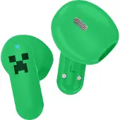 OTL TECHNOLOGIES Creeper Minecraft Wireless Earphones Vert