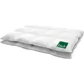 HANSKRUCHEN GmbH HANSKRUCHEN Jade couette en duvet 155x200 cm chaude 90% duvet lavable pour personnes allergiques couette d'hiver respirante blanche