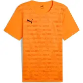 Puma Hommes, T-shirt de sport, individualRISE Graphic Jersey (M), Orange, M
