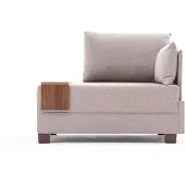Hannah Home , Fly- BLC2661, Crème, Canapés-lits, Cadre : Bois massif et disque de particules recouvert de mélamine