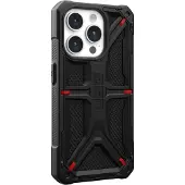 Uag Coque Monarch pour Apple iPhone 15 Pro - Kevlar Black