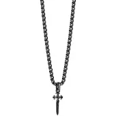 GUESS South Alameda Necklace Argenté Homme