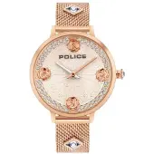 Police Pl16031msr32 Quartz 3 Atm 36 Mm Watch Doré Homme