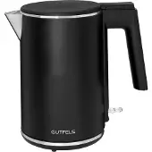Gutfels WATER 2020, Bouilloire électrique, Noir, Argent
