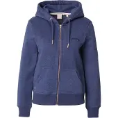 Superdry Essential Logo Full Zip Sweatshirt Bleu 2XS Femme