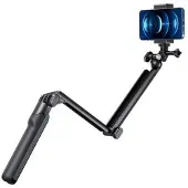 Telesin Osmo Foldable Three Way Tripod Argenté