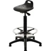 Lotz Assis debout Mousse de polyuréthane intégrale Hauteur d'assise réglable de 570 à 820 mm Piétement (57 - 82 cm)