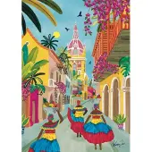 Pieces & Peace Puzzle Cartagena 1000 pièces le plaisir du puzzle coloré