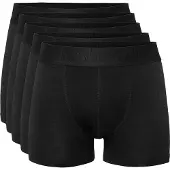 Resterods Caleçons en coton lot de cinq hommes - Noir