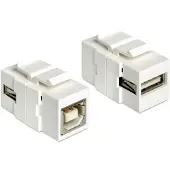 DeLOCK 86320 Keystone USB A Buchse beidseitig einbaubar