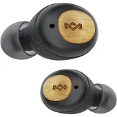 The House Of Marley CHAMPIONTWSBK Casque Sans fil Ecouteurs Musique USB Type-C Bluetooth Noir, Bois