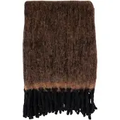 House Nordic Cozy Carmel Plaid - Brown, 130x170 cm