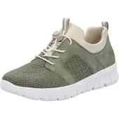 Rieker Mocassins sportifs pour femme 31393837313239 Vert 36 EU