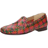 Sioux Chaussure basse 'Cordera' vert foncé / orange foncé / rose