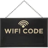 Atmosphera memo ardoise wifi soul 35x22, noir
