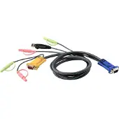 Aten Câble KVM HD15 / USB / Audio pour 25362 / 25364 / 253640 5 m