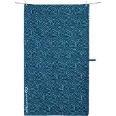Lifeventure Trek Towel en SoftFibre Recyclé, géométrique