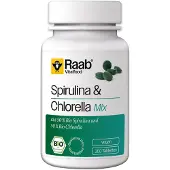 Raab Vitalfood ComprimésSpiruline & Chlorella Mix 200 pcs. 80g