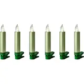 Krinner SuperLight, guirlande lumineuse, blanche, IP44, rigide, 6 ampoules, LED