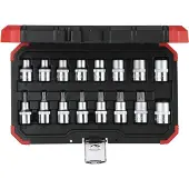 Gedore red R68003016 Jeu de douilles 1/2" TX E10-24T30-70 16 pièces, 3300009