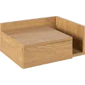 Actona Table de chevet Ashton avec tiroir - chêne sauvage
