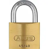 ABUS Cadenas en laiton 45/40 - avec cylindre à goupilles de précision à tête champignon - 05098 -