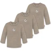 Normani T-Shirt 'Taupo' beige / marron / vert foncé / blanc
