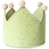 Papierdrachen Couronne en mousseline avec accents dorés - Mint (1 pcs)