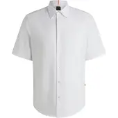 BOSS Rash 2 01 Short Sleeve Shirt Blanc M Homme