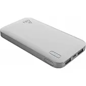 Holdit Powerbank Smartline 10000 mAh Silver (613371) (10000 mAh, 37 Wh), Chargeur de secours, Argent