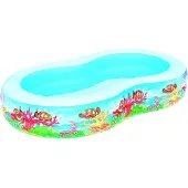 Bestway Family 262x157x46 Cm Oval Inflatable Pool Multicolore 544L