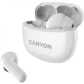 Canyon Écouteurs sans fil - - CNS-TWS5W - Intra-auriculaires - Blanc - Technologie sans fil