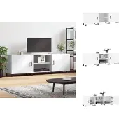 vidaXL Armoire TV Blanc 150x30x50 cm Bois composite - Meuble TV