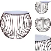 vidaXL Table basse dorée Ø 51 cm - Tables basses