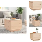 vidaXL Table basse 40x50x35 cm pin massif - Tables basses