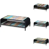 vidaXL Table basse en vieux bois - Tables basses