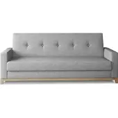 Eltap Selene Canapé-lit 216x87 cm Gris clair (Tissu), Pieds:clair