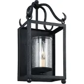 Elstead Lighting Applique murale Declaration, fer forgé style antique, 1xE14x60W, métal, dimensions : 36,7 x 17,9 x 14,4 cm, IP20, Feiss