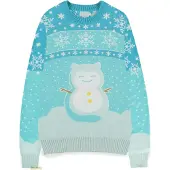 Difuzed Hommes, Pull-over, Pokémon - Jumper de Noël Snow - XS, Multicolore, Gris, (XS)